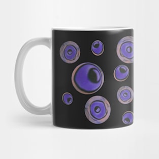 Purple spheres Mug